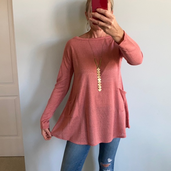 Mauve Colored Tunic Top - Picture 2 of 8